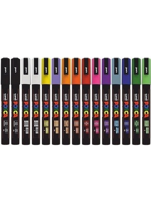 Uni Posca Marker PC5M 15'li Set