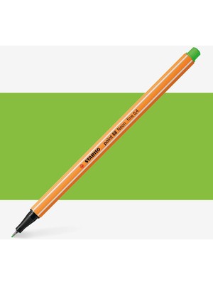 Stabilo Point 88 Fineliner Pen 0.4mm Ince Keçe Uçlu Kalem Floresan Yeşil