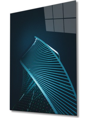 Eliza Home  Geometrik Mimari Cam Tablo