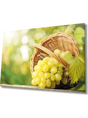 Eliza Home  Üzüm Cam Tablo   Grape