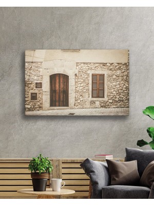 Eliza Home  Eski Ev Eski Kapı Cam Tablo