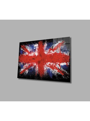 Eliza Home  Birleşik Krallık Bayrağı Cam Tablo  ,united Kingdom Flag