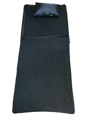 Camp Story Dep Polar Battaniye Tipi  Yastıklı Uyku Tulumu Siyah