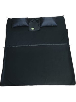 Camp Story Dep Polar Yastıklı Çift Kişilik Uyku Tulumu Siyah