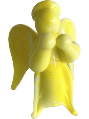 Hasyılmaz El Yapımı Murano Cam Melek Biblo A13