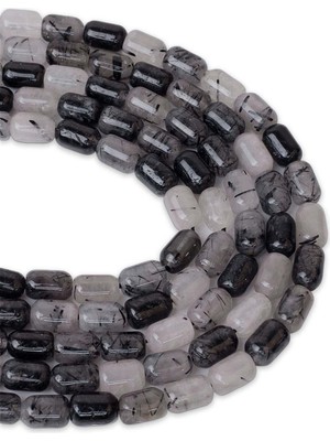 Dünya Doğal Taş 9x6 mm Rutil Kuvars Taşı Dizi