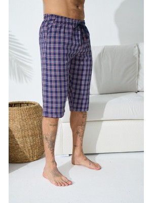 Kly Goldoremi 186 Erkek %100 Pamuklu Poplin Kumaş Tek Kapri Şort