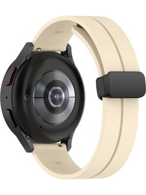 Nezih Case Huawei Watch Gt3 42MM Elegant Edition Uyumlu 20MM Magnet Tokalı Ayarlı Silikon Kordon