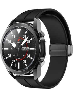Nezih Case Huawei Watch Gt3 42MM Elegant Edition Uyumlu 20MM Magnet Tokalı Ayarlı Silikon Kordon