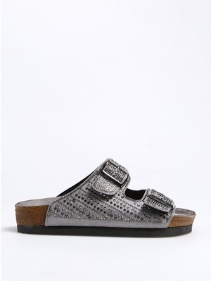 Fabrika Antrasit Kadın Terlik Shıre