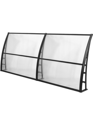 Gardenplast Lupın Kapı Pencere Üstü Pratik Sundurma 105X240 - Şeffaf