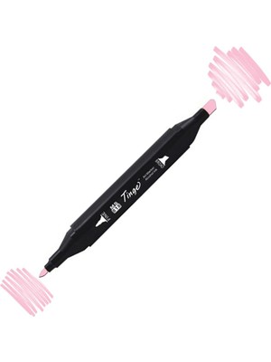 Tinge Twin Çift Uçlu Marker Kalemi RP138 Light Pink