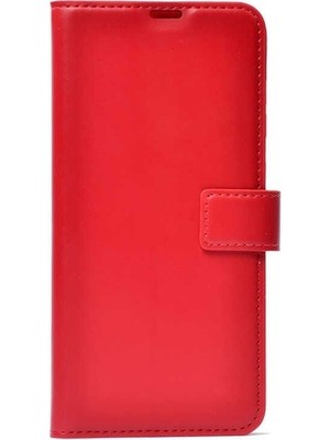 Prolysus Apple iPhone 13 Mini Kılıf Lüx Suni Deri Standlı Kapaklı Kartlıklı Bölmeli Cüzdan Kılıf