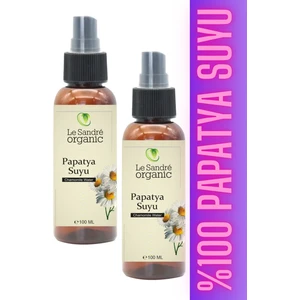 Le Sandre Organics Papatya Suyu Sprey 100 ml + 100 ml 2 Li Set
