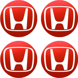 Ipg Honda Civic Accord Crv Vtec Si Için Jant Logosu Iç ve Dış Sticker Set Jant Kapak Çapı: 2.25 Inch