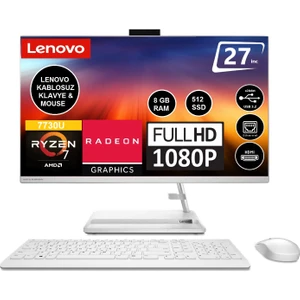 Ic Aıo 27ALC6 F0FY00HRTX R7-7730U 8gb 512GB SSD 27 Fhd IPS Freedos Aıo Pc