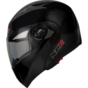 Ncr Çene Açılır Kask Vizörlü Parlak Siyah Xl Beden Ece Belgeli