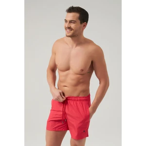 D'S Damat Regular Fit Nar Çiçeği Düz Şort Mayo 0HC62AP10100M