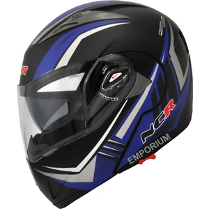 Ncr Çene Açılır Kask Vizörlü Mat-Mavi Xl Beden Ece Belgeli