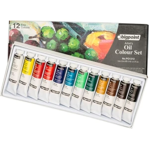 Oil Colour Set - Artist's Yağlı Boya Seti 12 ml Tüp x 12 Renk