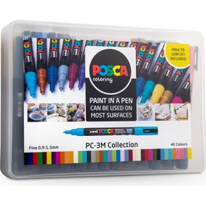 Posca Marker Pc-3m (0.9-1.3mm) Tüm Renkler 27'li Set