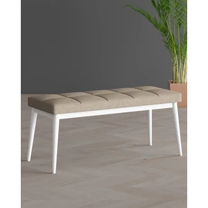 Gadahome Kapıönü Puf & Bench (Beyaz Ayak)