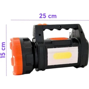 Solar LED El Feneri KE47725 15W 8000 Mah 3 Ampul / Bluetooth