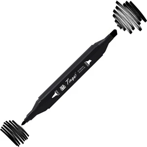 Twin Çift Uçlu Marker Kalemi 120 Black