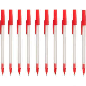 Tükenmez Kalem Office 1.0mm Kırmızı 10'lu Set