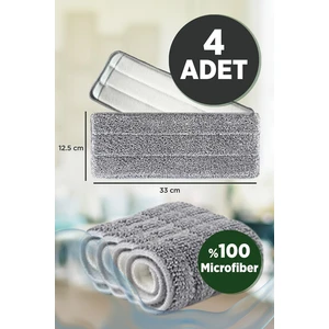 Tablet Mop Microfiber Yedek Bez 4 Adet
