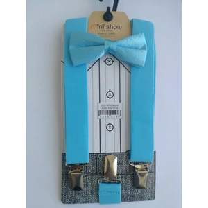 Meriç Bebe Ayarlanabilir 1-9 Yaş Çocuk Pantolon Askısı ve Papyon Takımı