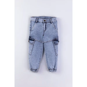 Gold Class Kidswear Erkek Çocuk Jogger Kargo Cepli Kot Pantolon