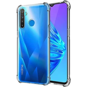 Kzy Realme 6i ile Uyumlu Kapak Airbag Antishock Köşe Korumalı Şeffaf Silikon Kılıf