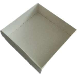 Beyaz Asetat Kapaklı Kutu 9 x 9 x 3 cm 100 Adet