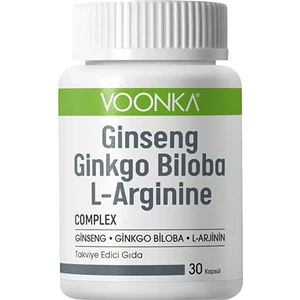 Ginseng Ginkgo Biloba L-Arginine 30 Kapsül