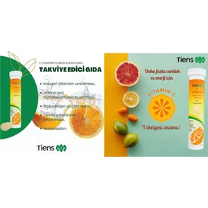 C Vitamini İçeren Takviye Edici Gıda - Efervesan  20 Tablet