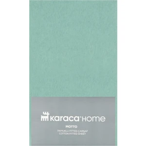 Karaca Home Motto Penye Fitted Tek Kişilik Çarşaf 100X200+30 cm Yeşil