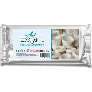 Art Elegance Art Elegant Seramik Hamuru 1000GR Beyaz