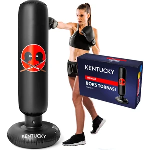 120 cm Dikey Ayaklı Çocuk Şişme Boks Torbası
