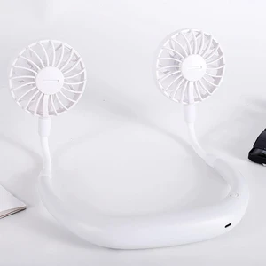 F-04 Eller Serbest Boyuna Asılabilir Şarjlı 3 Kademeli Vantilatör Klima Soğutucu Fan Beyaz