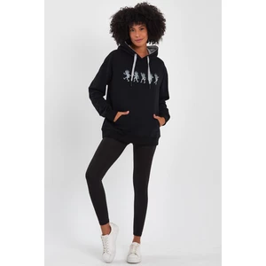 Alexander Gardi Baskılı Kapüşonlu Comfort Fit Sweatshirt (E22-757A-02)