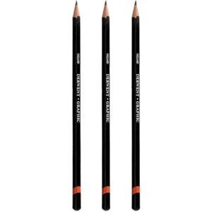 Graphic Pencil Dereceli Kalem Öğrenci Eskiz Seti No: 4b-4h-Hb