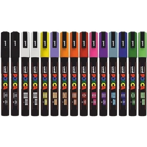 Uni Posca Marker PC5M 15'li Set