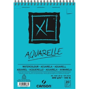 Xl Aquarelle Cold Pressed 300GR Spiralli Sulu Boya Blok 20 Sayfa A5 (14.8X21CM)