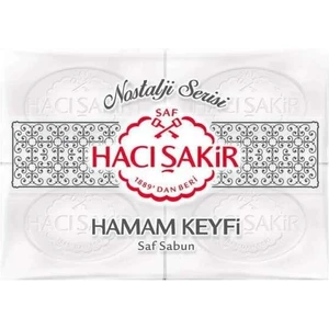 Hacı Şakir Hamam Keyfi Saf Sabun 200 gr x 4 Adet