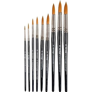 Vangogh Sulu Boya Fırça Yuvarlak Uçlu 191 Seri 9’lu Set