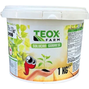 Teox Farm Katı Vermicompost Gübresi 1 kg