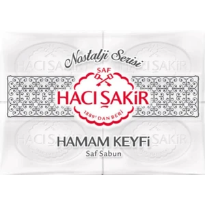 Hacı Şakir 8 Paket Hacı Şakir Hamam Keyfi Saf Sabun 200 gr x 4'lü