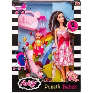 Anlily Pusetli Bebek Oyun Seti 825 x 560 x 685 mm Çocukların Hayal Gücünü Geliştirir