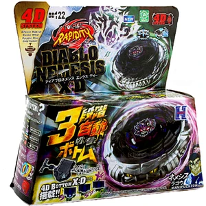 Rapidity Beyblade Metal Fusion 4d System Diablo Nemesis X:d BB-122 BB122 Bb 122 Fırlatıcılı Set